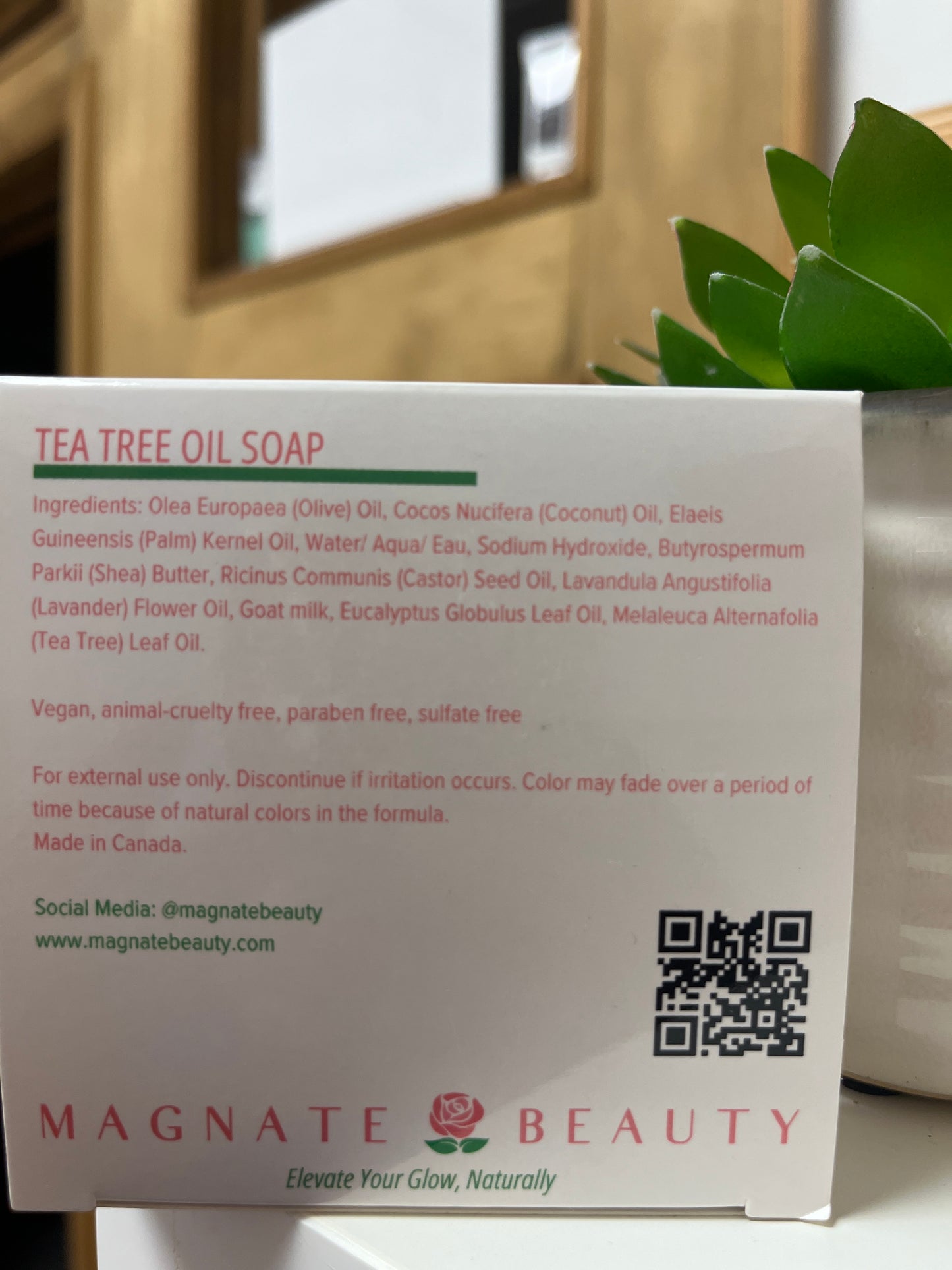 Tea Tree Soap Bar - Magnate Beauty