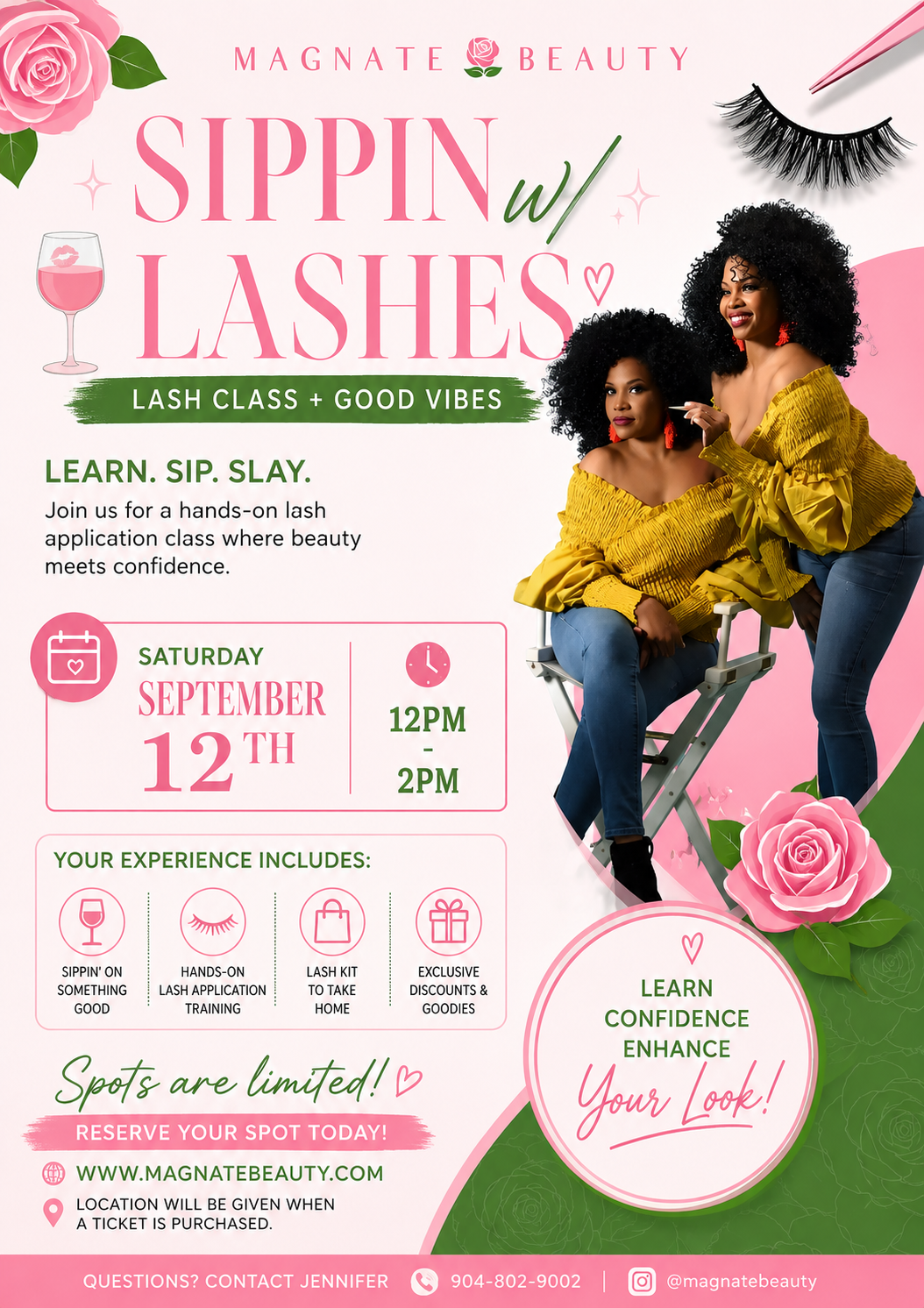 Sippin’ w/ Lashes Event