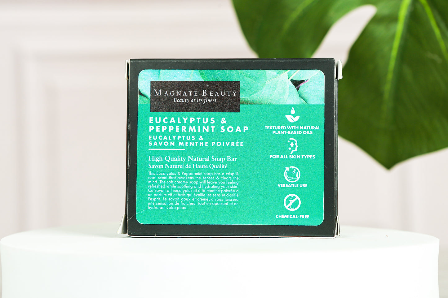 Eucalyptus and Peppermint Bar Soap - Magnate Beauty