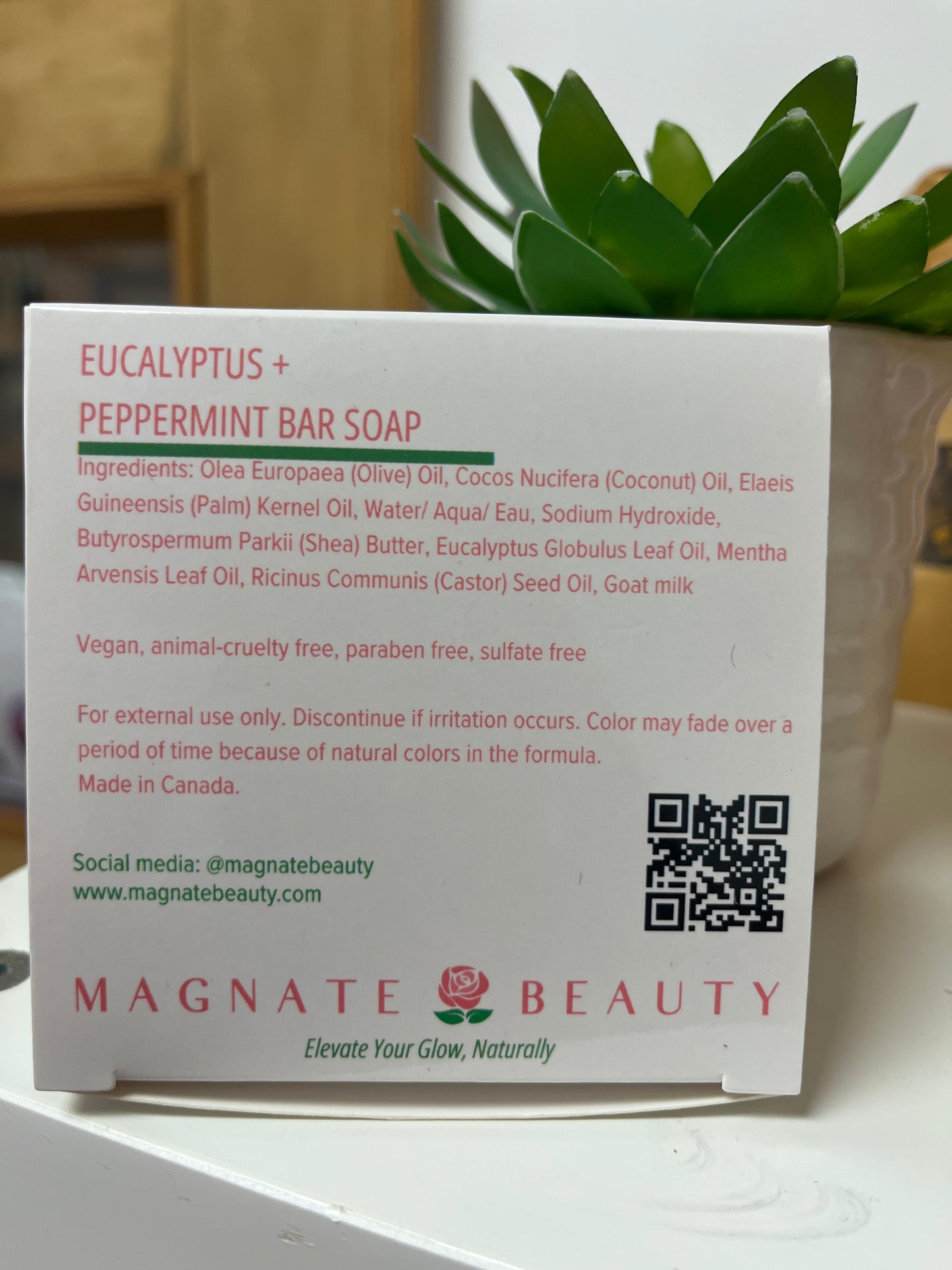 Eucalyptus and Peppermint Soap - Magnate Beauty