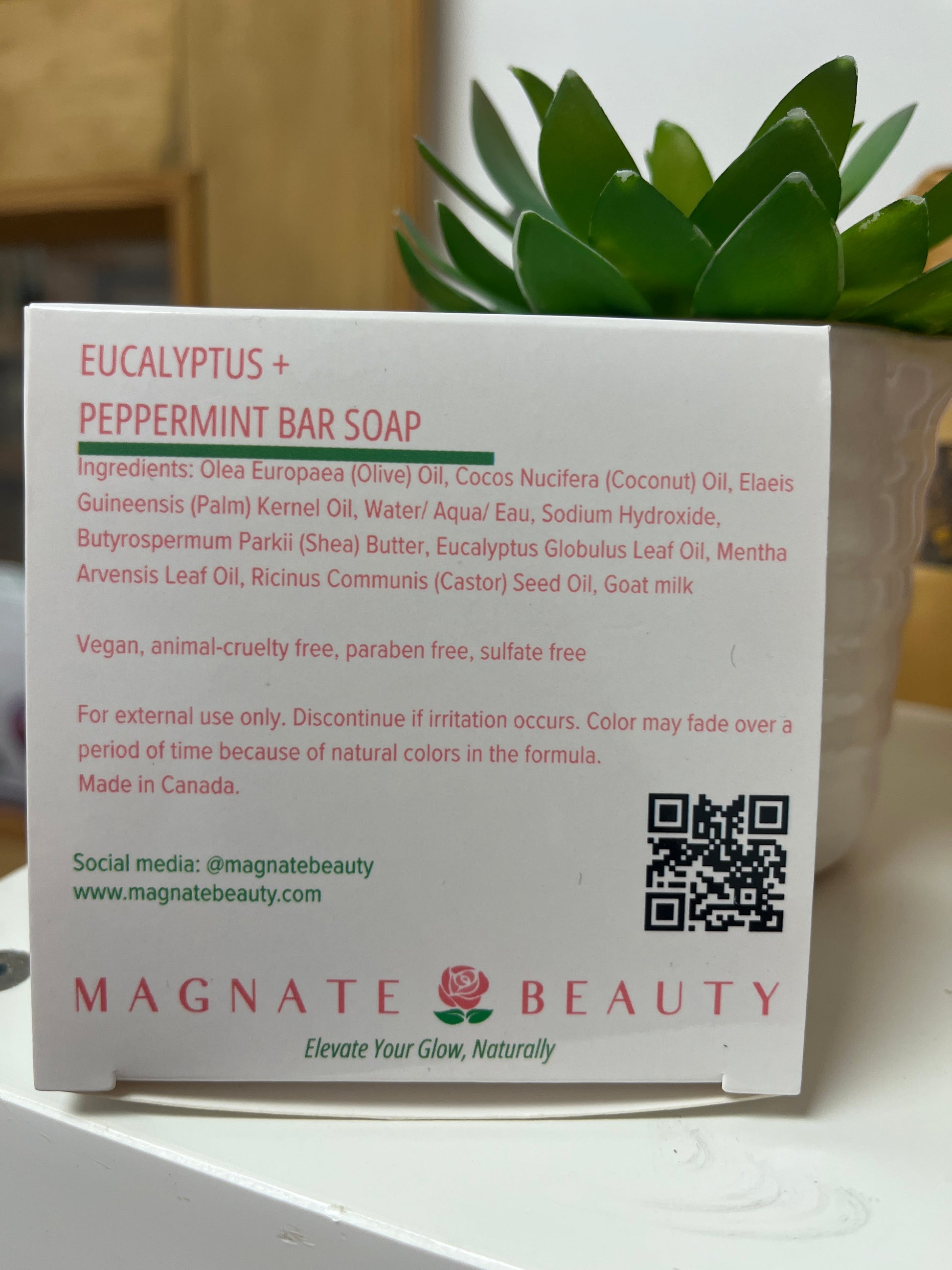 Eucalyptus and Peppermint Soap - Magnate Beauty