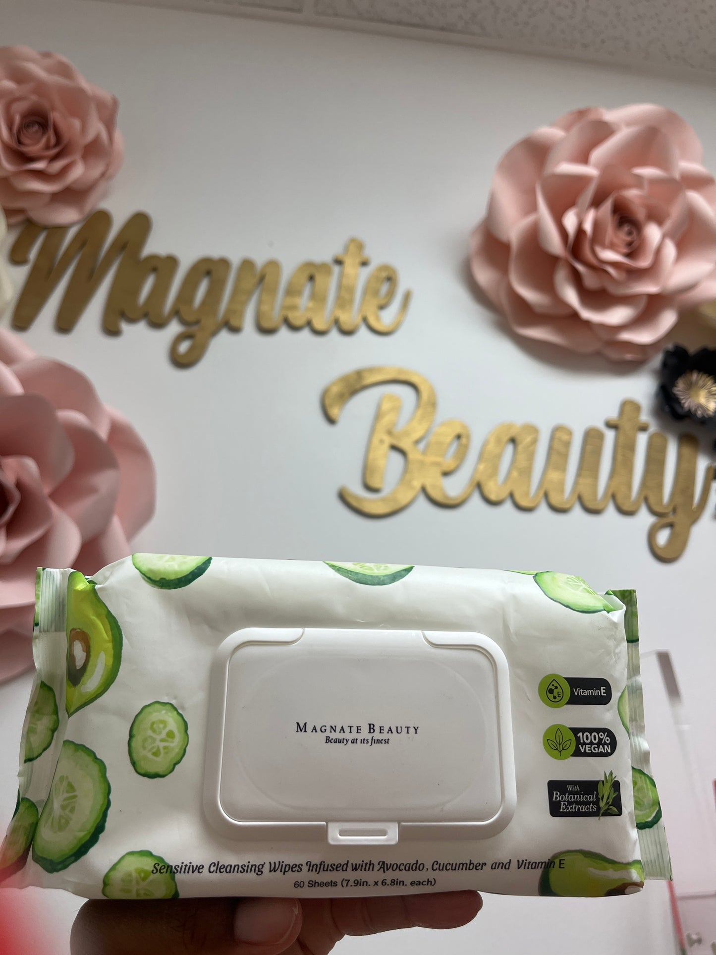 Sensitive Cleansing Wipes - Magnate Beauty