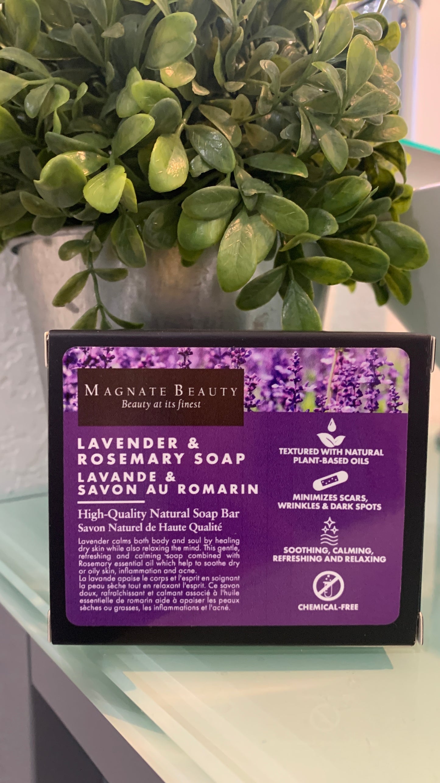 Lavender and Rosemary Bar Soap - Magnate Beauty