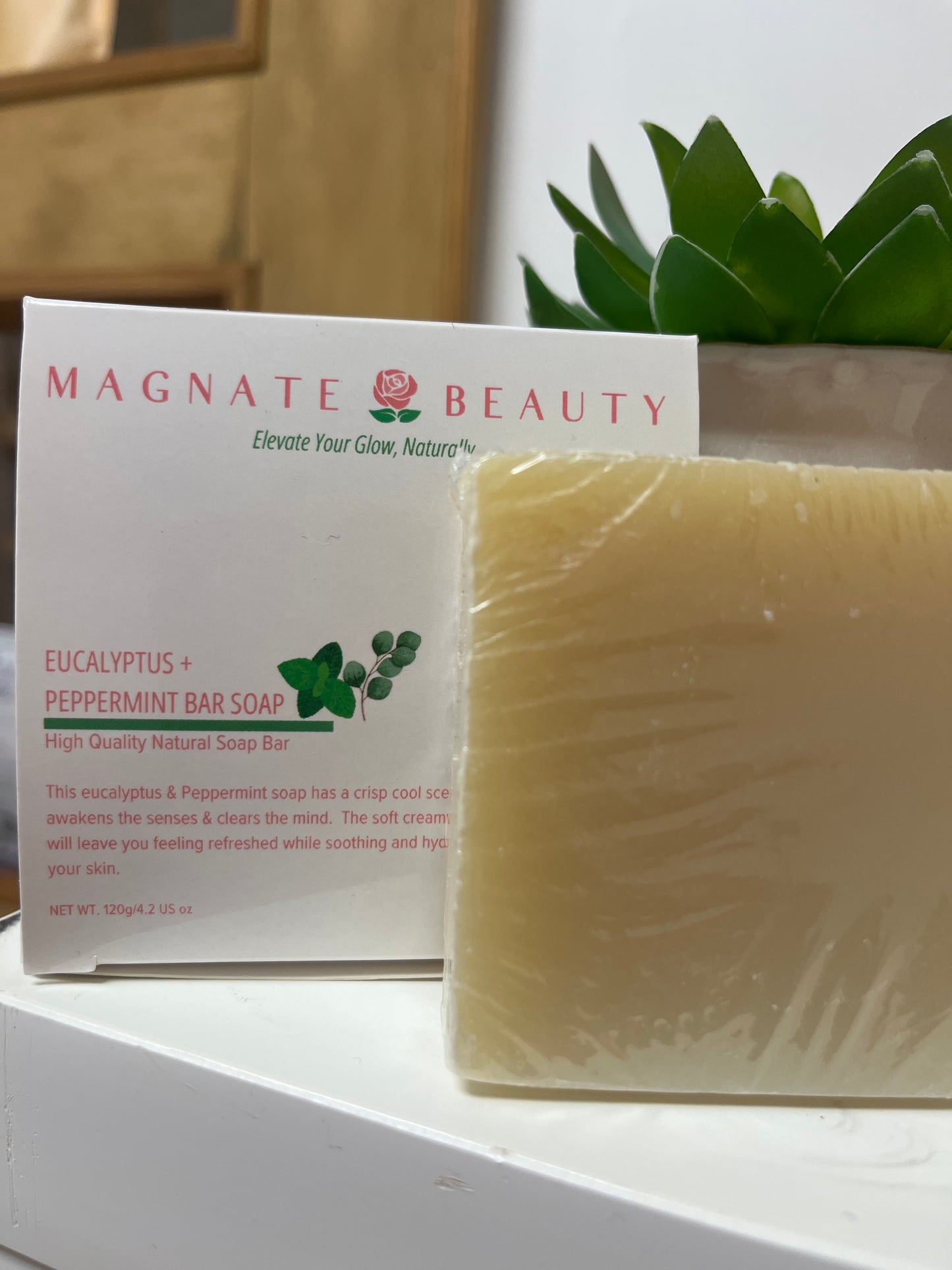 Eucalyptus and Peppermint Soap - Magnate Beauty