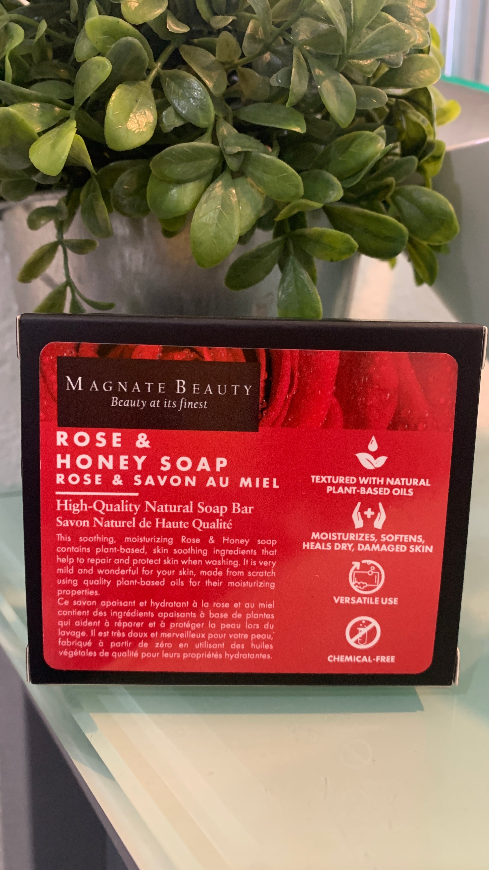 Rose and Honey Bar Soap - Magnate Beauty