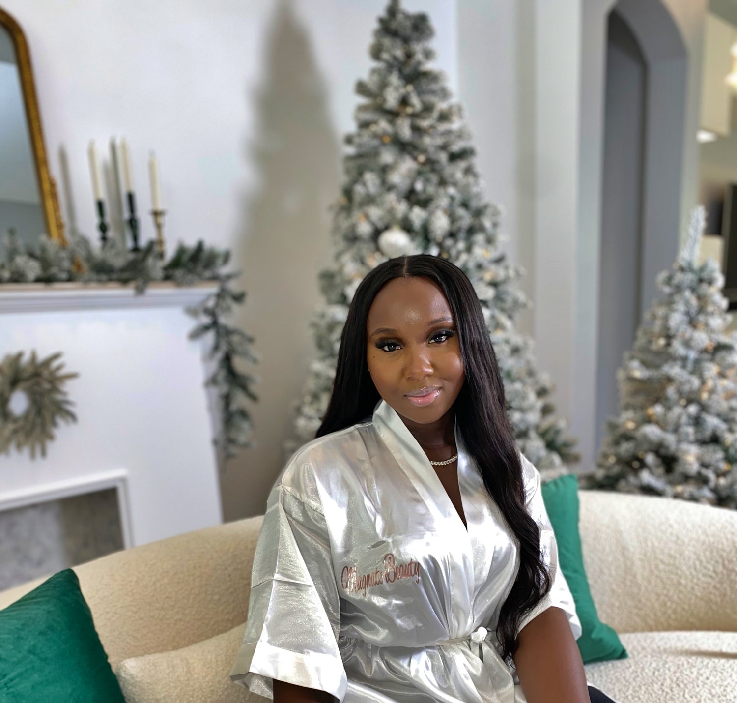 MB Satin Robe - Magnate Beauty