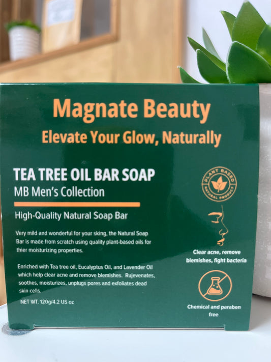Men's Collection: Tea Tree Soap Bar - Magnate Beauty