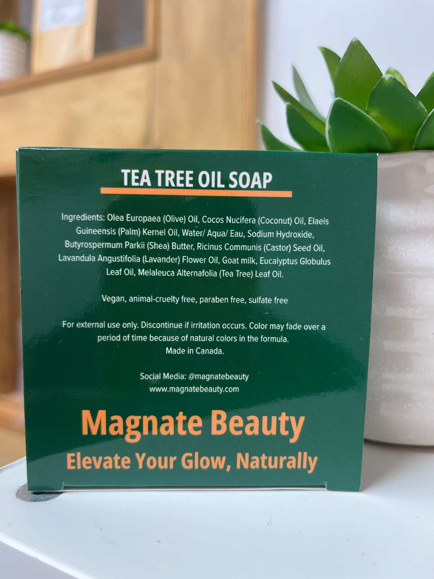 Men's Collection: Tea Tree Soap Bar - Magnate Beauty