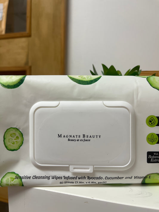 Sensitive Cleansing Wipes - Magnate Beauty