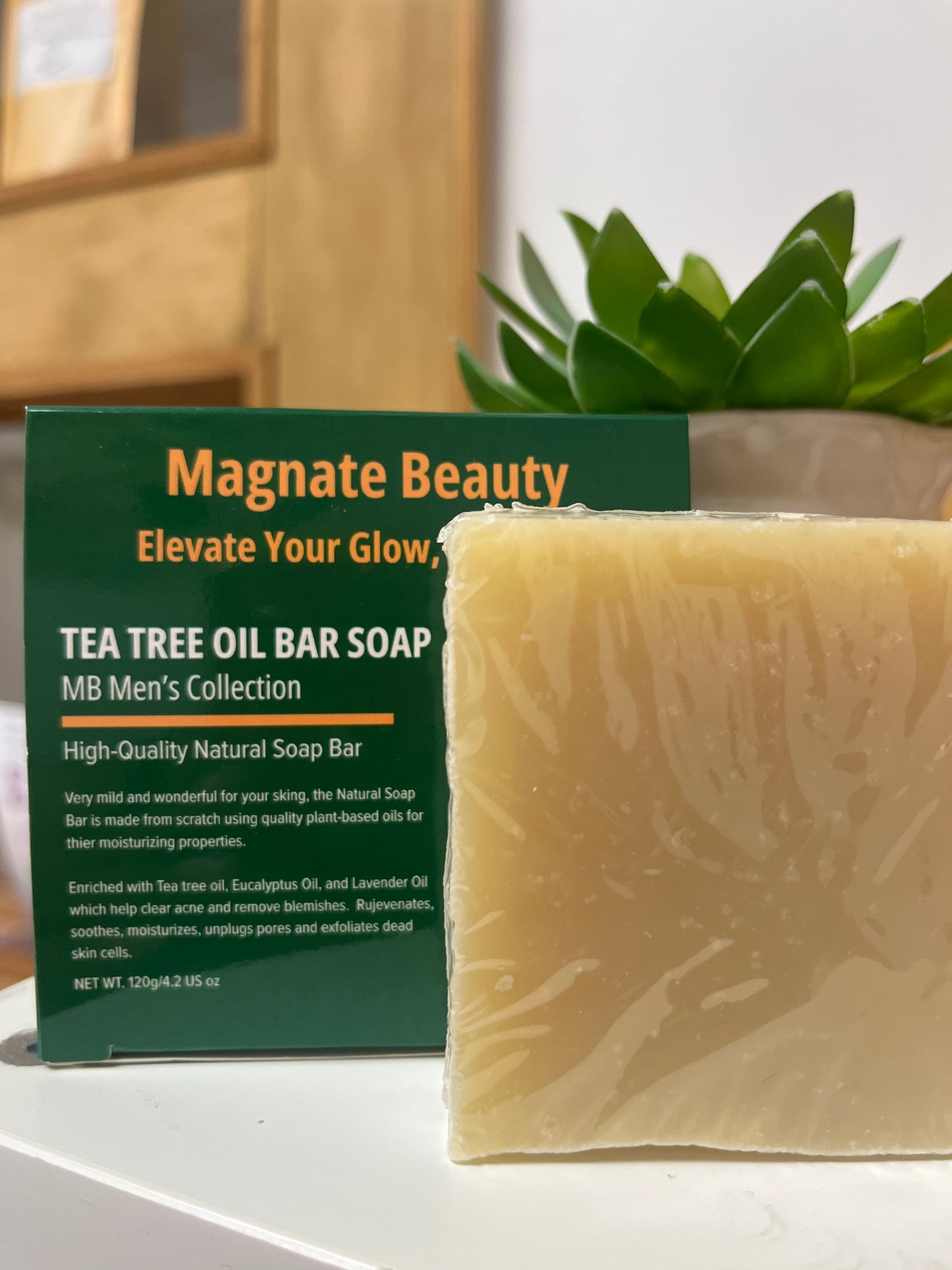 Men's Collection: Tea Tree Soap Bar - Magnate Beauty