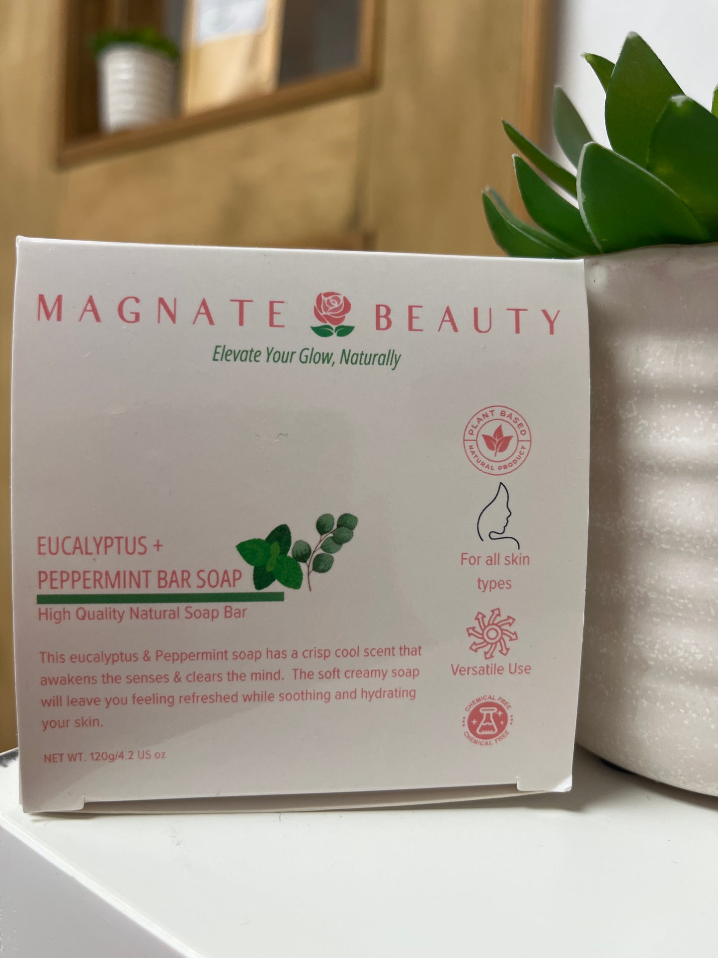 Eucalyptus and Peppermint Soap - Magnate Beauty