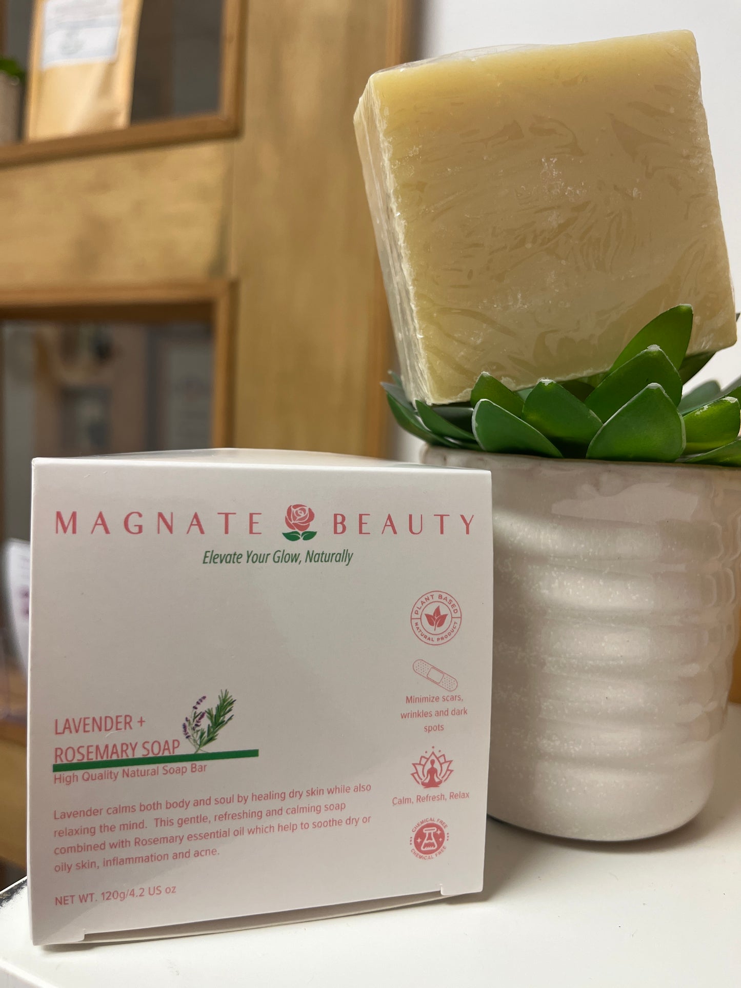 Lavender and Rosemary Soap - Magnate Beauty