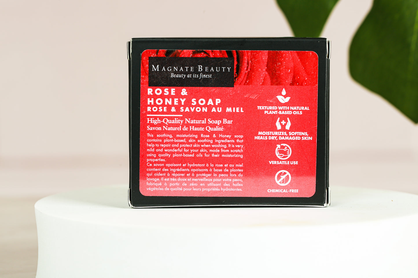 Rose and Honey Bar Soap - Magnate Beauty