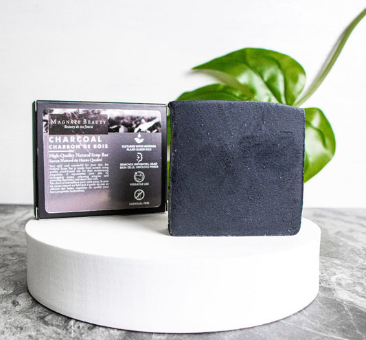 Charcoal Natural Soap Bar - Magnate Beauty